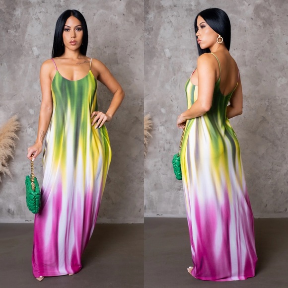 STRAP MAXI DRESS - Picture 1 of 1